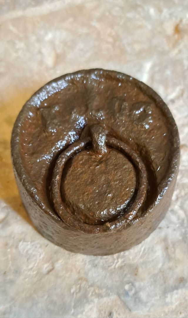 2 Pesas de balanza antigua 1kg
