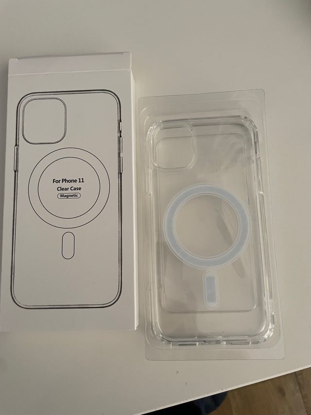 Funda móvil Apple 11 MagSafe transparente