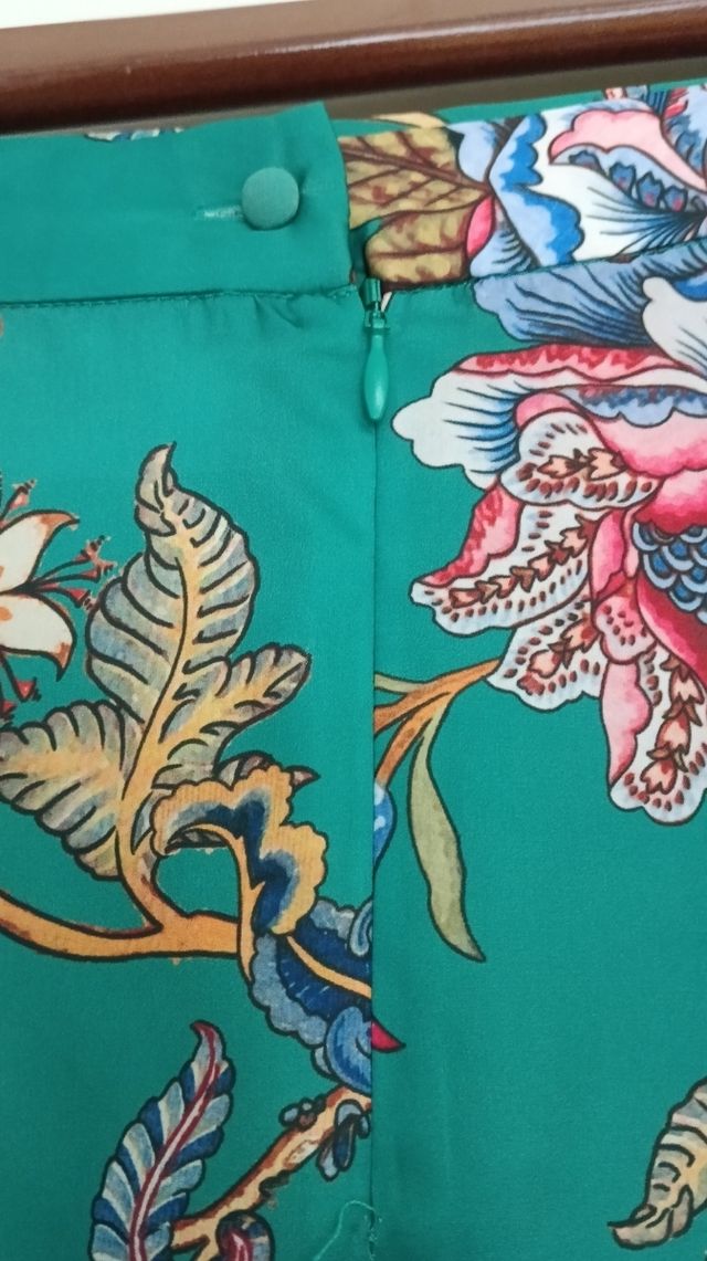 falda larga estampada