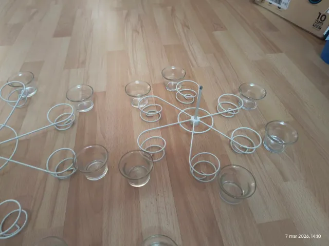 Mesa decorativa postres para comunión