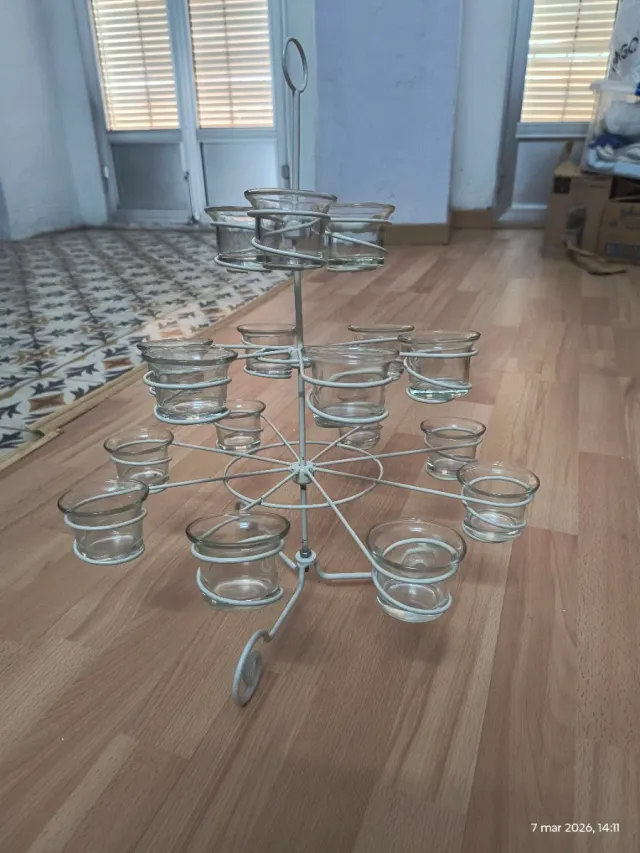 Mesa decorativa postres para comunión