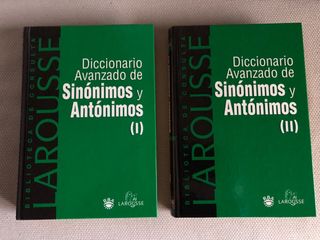 DICCIONARIO DE SINÓNIMOS Y ANTÓNINOS