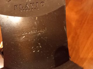 Botines marrones piel talla 39