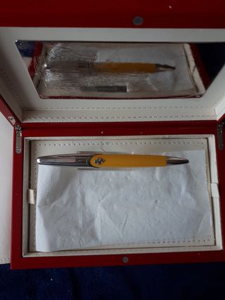 LIQUIDACION BOLIGRAFO MONTEGRAPPA FERRARI AMARILLO