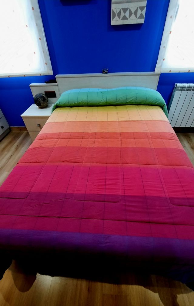 Edredón de colores .