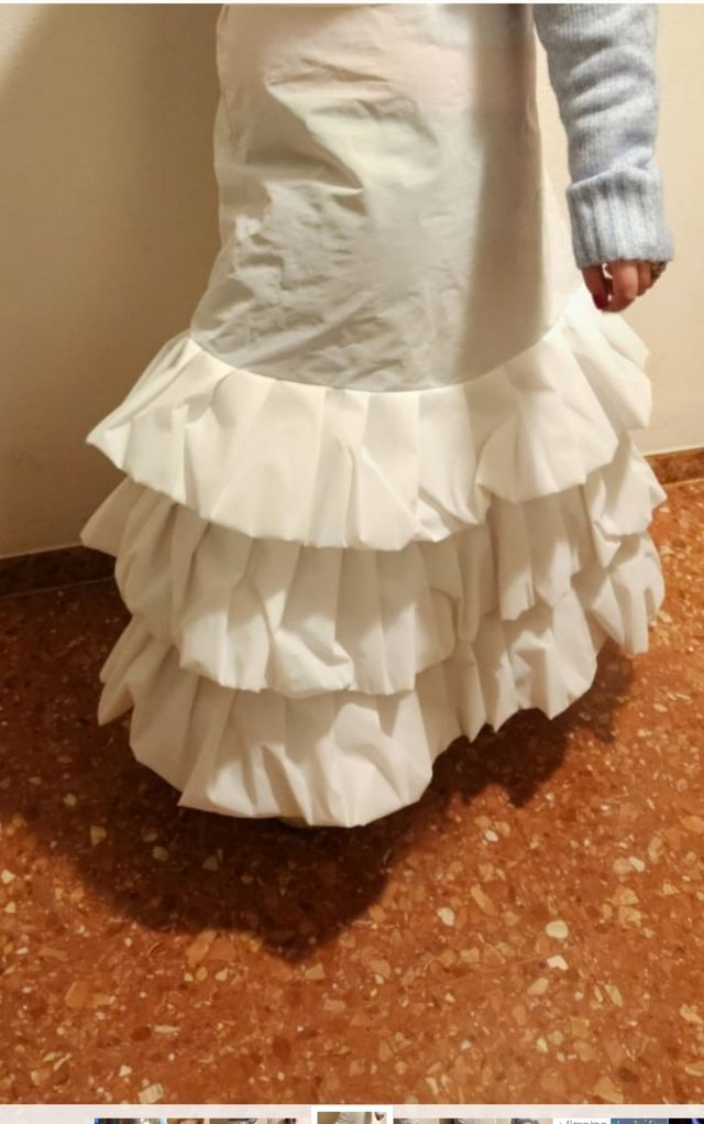 cancan traje sevillana