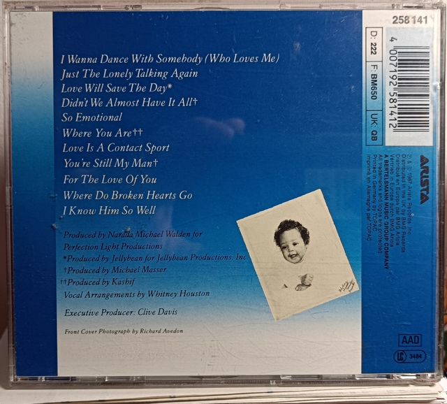 CD WHITNEY HOUSTON - WHITNEY