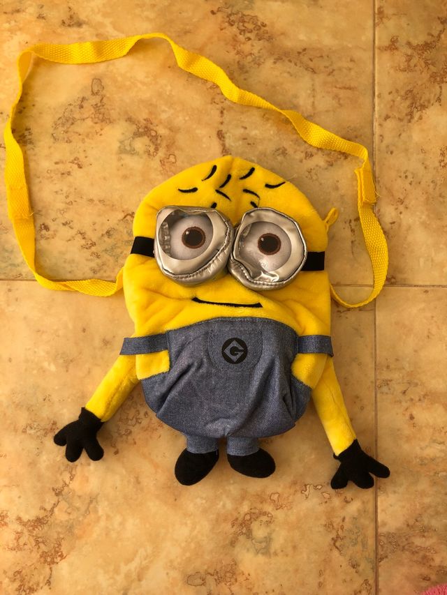 4 Bandolera bolsa peluche minions