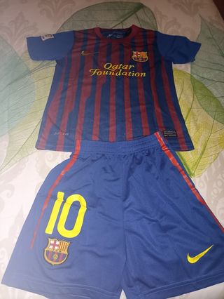 Equipación infantil del Barça