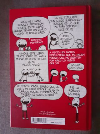 Lote libros diario de Greg y Rowley