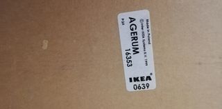 estanteria libreria ikea madera marron claro 