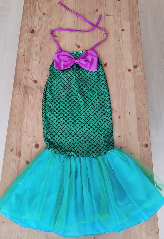 Disfraz sirena talla 5-6 años