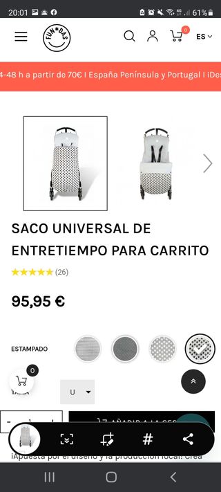 saco cochecito