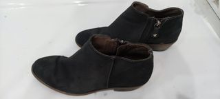 Botín piel Hakei negro