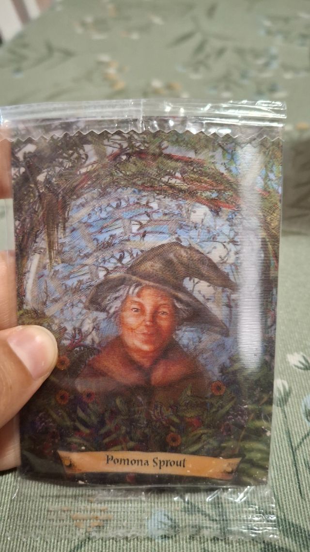 Carta 'Pomona Sprout' Harry Potter rana chocolate