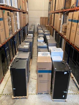 Riscaldatori, lavatrici, frigoriferi, aria condizionata