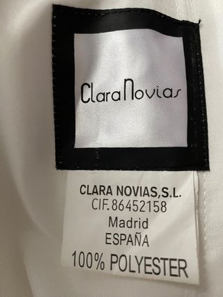 Vestido de novia palabra de honor.Talla M