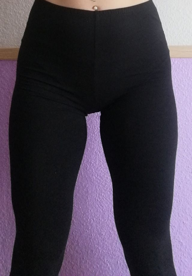 Leggins negros mujer algodón