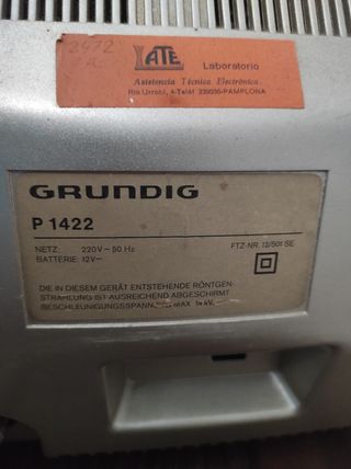 Televisor en blanco y negro