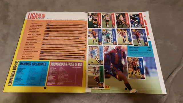 Album cromos Liga 1995-96