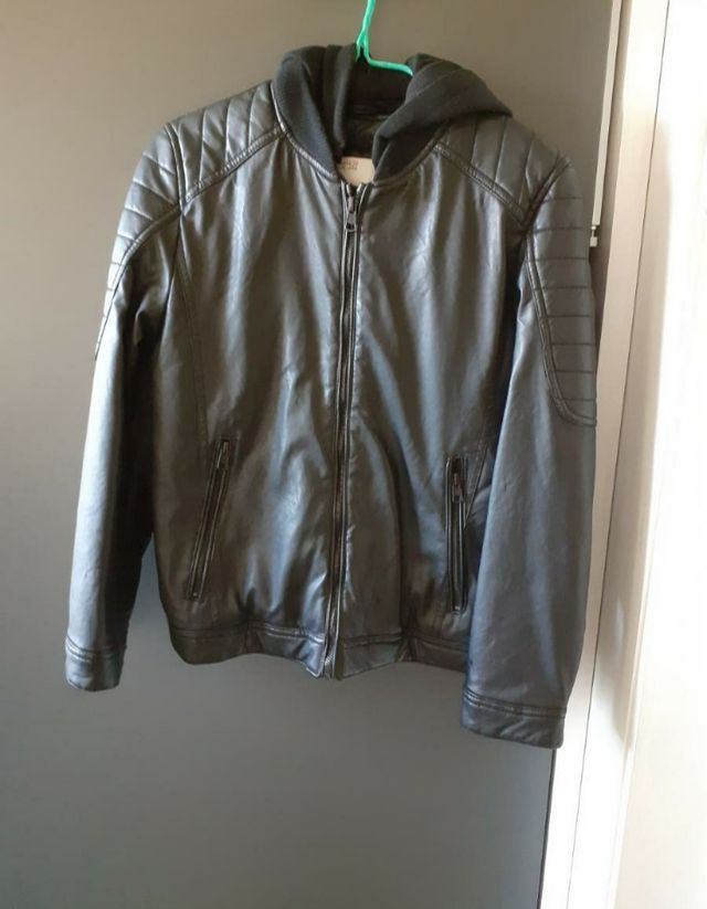 Cazadora piel niño