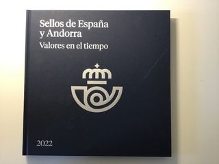 Libro de sellos España y Andorra 2022, sin sellos.