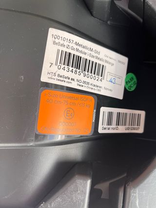 Silla coche BeSafe   Izi Go Modular i-Size