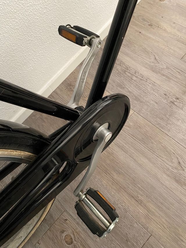 Bicicleta clásica negra