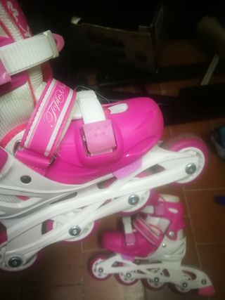 Patines y protecciones. 