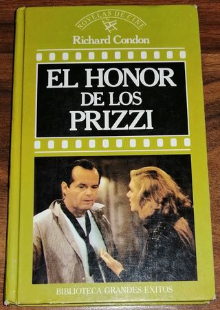Libro Novelas de Cine El Honor de los Prizzi