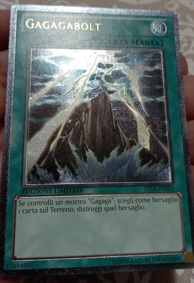 Gagagabolt Ultra Rara Platino YuGiOh Yu-Gi-Oh