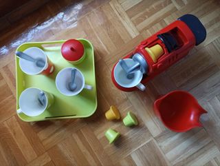 Cafetera cápsulas de juguete