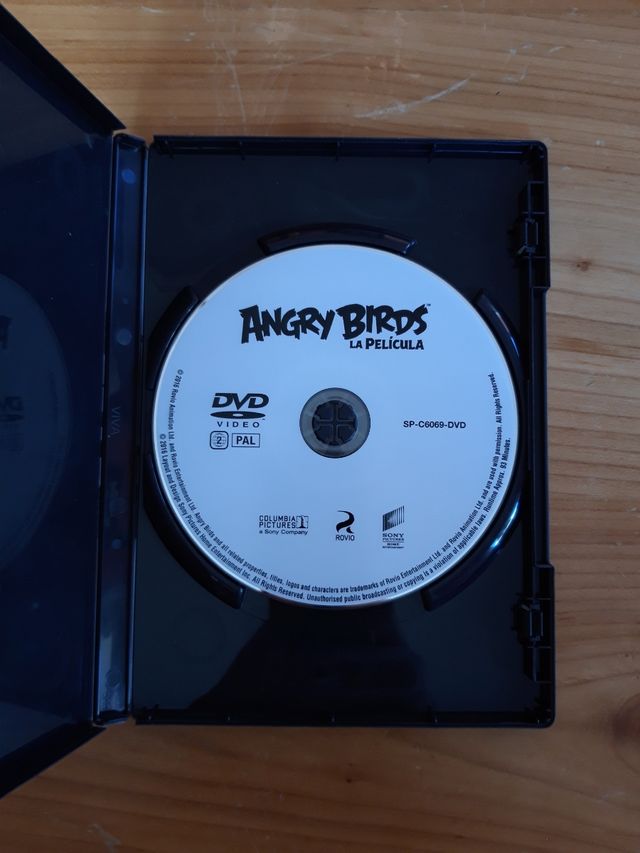 DVD ANGRY BIRDS LA PELÍCULA