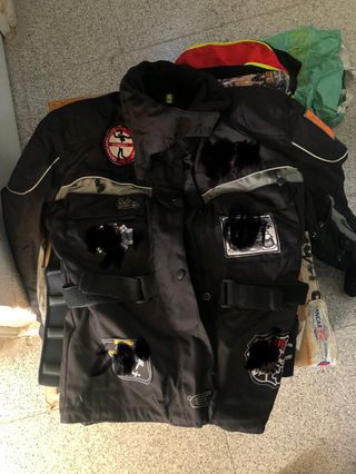 Chaqueta moto mujer