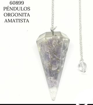 Péndulos Orgonita y Mineral 