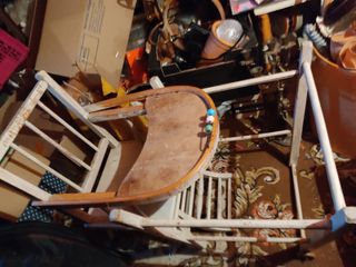 trona de bebe ,antigua,ideal decorcion Halloween