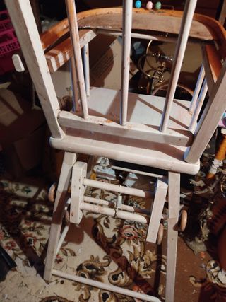 trona de bebe ,antigua,ideal decorcion Halloween