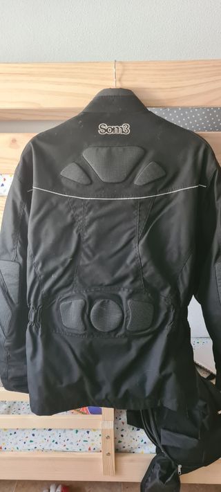 chaqueta de cordura moto tres cuartos invierno