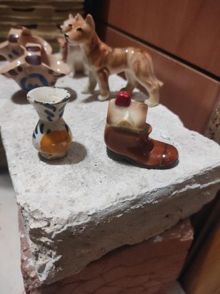 lote mini figuras porcelana