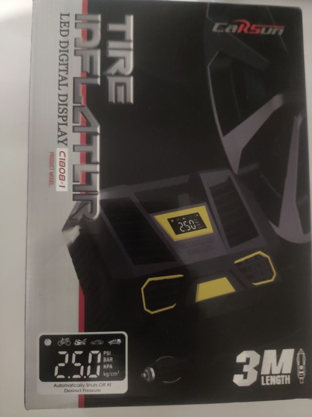 Compresor inflador para ruedas