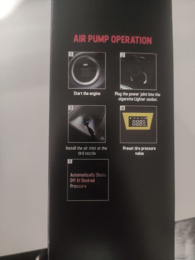 Compresor inflador para ruedas