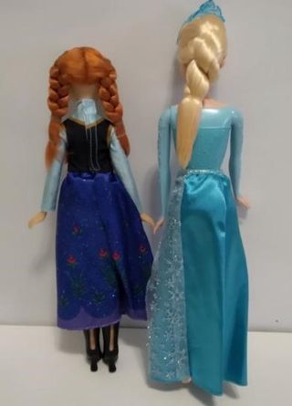 2 MUÑECAS COLECCION FROZEN ESDISNEY