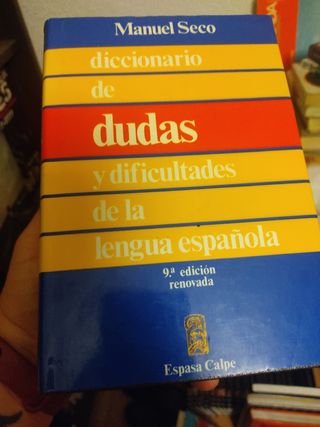 Diccionarios. Dudas de ortografía