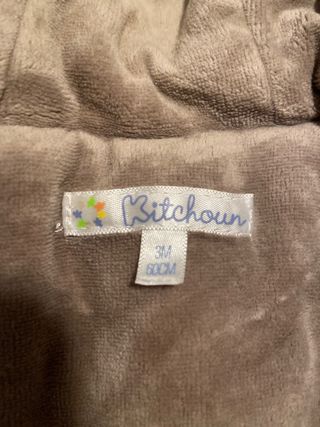 Buzo bebé 3 meses 60cm marrón osito