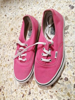 vans banbas rosa fucsia