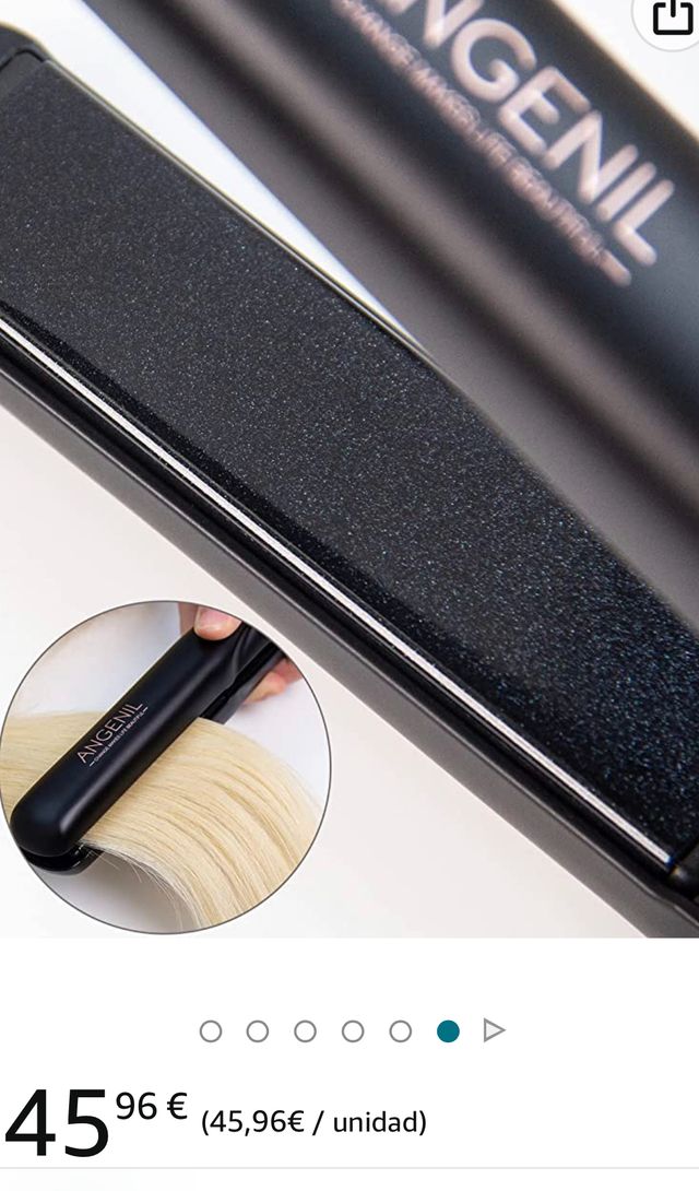 Plancha de pelo placas cerámica