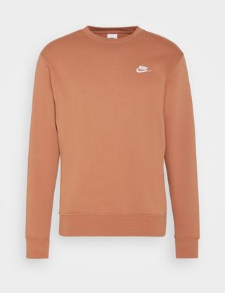 Sudadera Nike sin Capucha Naranja Curry