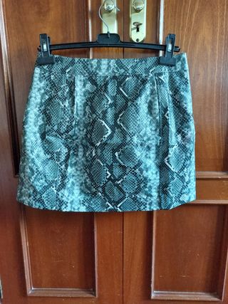 Falda estampado serpiente
