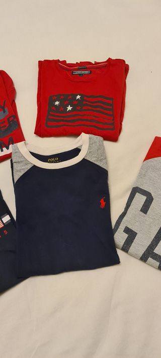lote camisetas tommy hifilger y gap