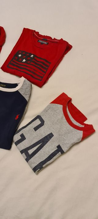 lote camisetas tommy hifilger y gap